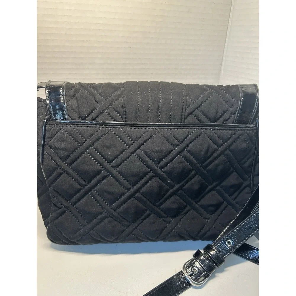 Vera Bradley Carson Crossbody Quilted  in Classic Black P34